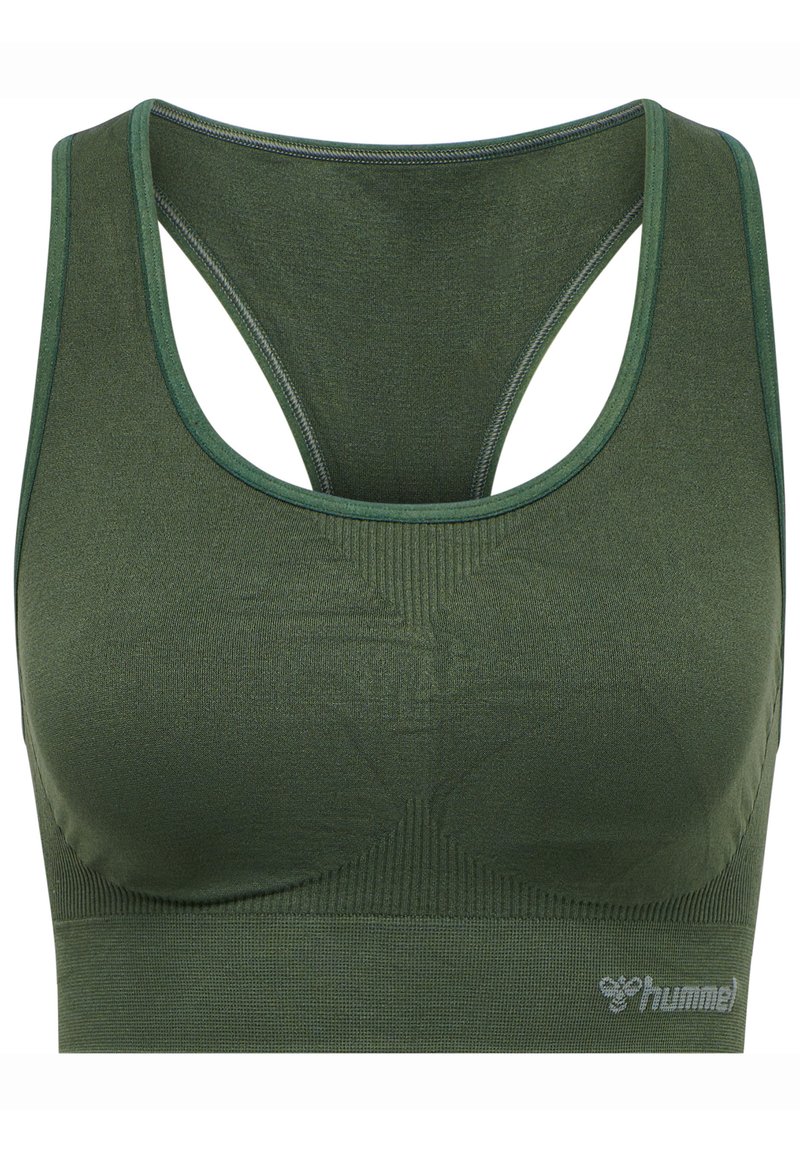 Hummel SEAMLESS - Sport-BH mit mittlerer Stützkraft - green