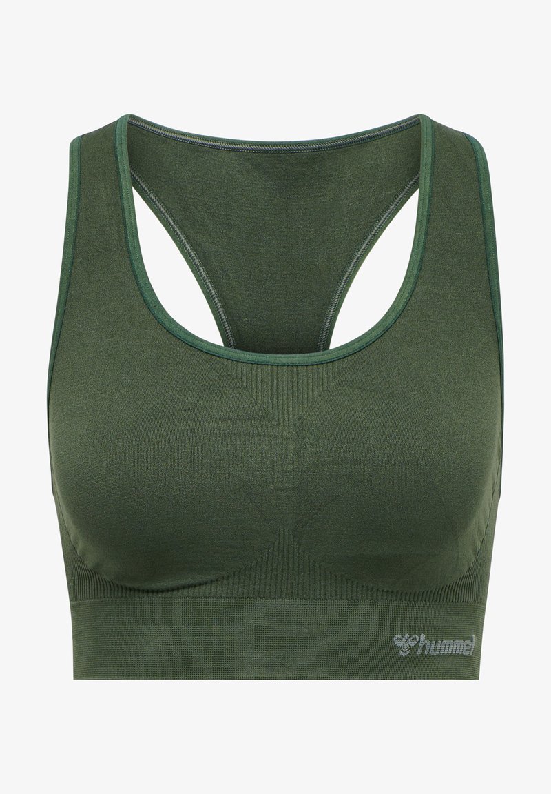 Hummel SEAMLESS - Sport-BH mit mittlerer Stützkraft - green