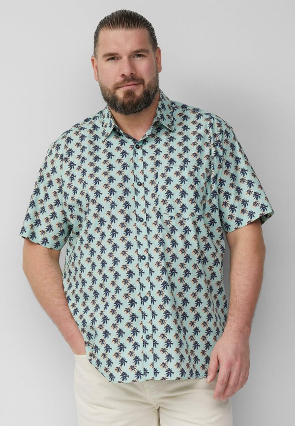 REGULAR FIT  KURZARM - Hemd - helles türkis