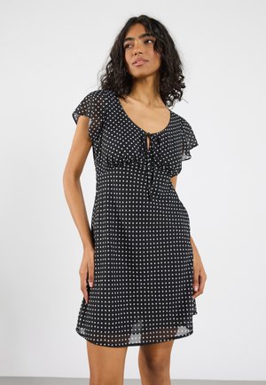 Vapaa-ajan mekko - black/off-white