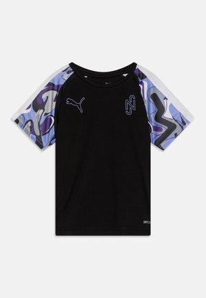 Puma NEYMAR CREATIVITY UNISEX - Camiseta deportiva - black/intense lavender