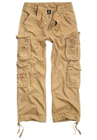 PURE VINTAGE - Pantalones cargo - beige
