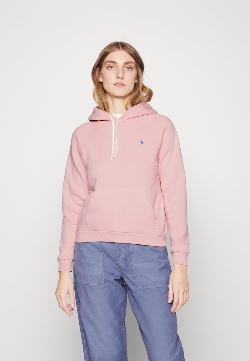 Polo Ralph Lauren SHRUNKEN FIT FLEECE HOODIE - Džemperis ar kapuci - pink sand
