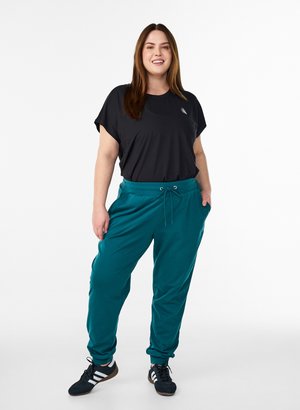 Active by Zizzi, TRAININGS MIT TASCHEN - Donji dijelovi trenirke - deep teal