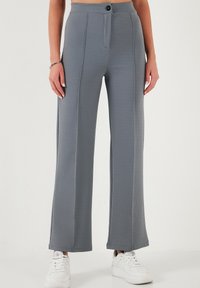 REGULAR FIT - Stoffhose - smoked