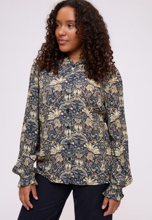 BELLANN - Camicia - print navy green