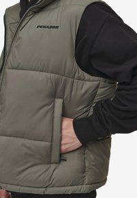 Pegador LANDIN PUFFER VEST - Colete - mud olive