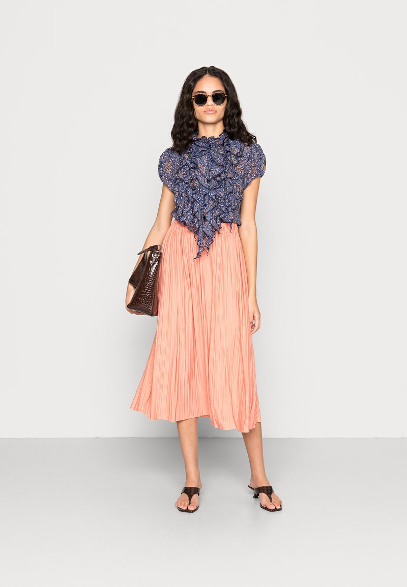 Damen Hemdblusen | Saint Tropez LILLYSZ SS Hemdbluse medieval blue paisley/blau - QL30010 Damen Hemdblusen | Saint Tropez LILLYSZ SS Hemdbluse medieval blue paisley/blau - QL30010