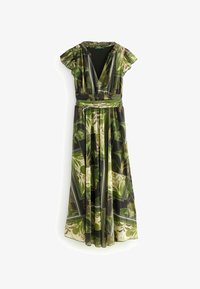 Odabrano, green floral geo print