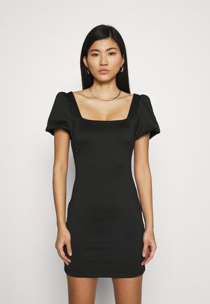SASKIA DRESS - Jersey dress - jet black