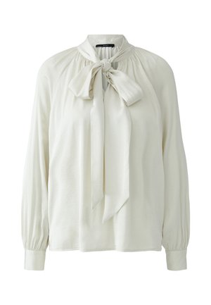 Oui, SCHLUPPENBLUSE - Bluse - creme