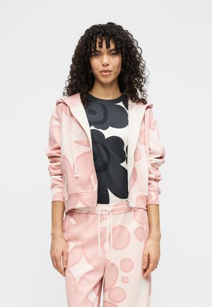 JOGGI KEIDAS KIOSKI HOODIE - Sweat zippé - light pink/off white
