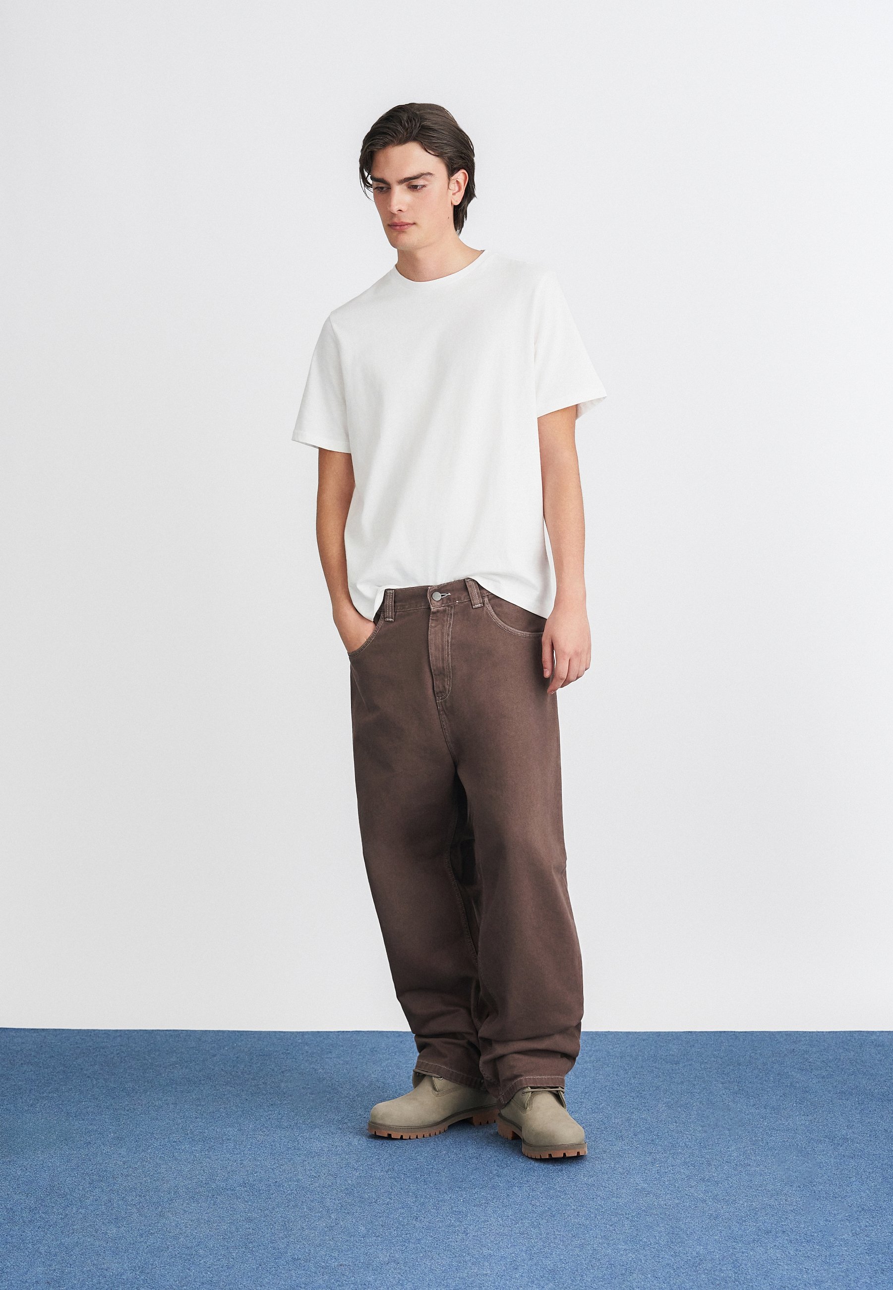 Carhartt WIP BRANDON - Trousers - palisander stone dyed/brown