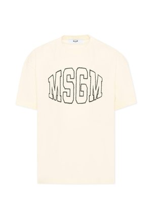 MSGM, T-SHIRT UNISEX - T-shirt con stampa - ivory