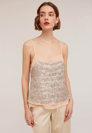 PAILLETTES - Top - rosa