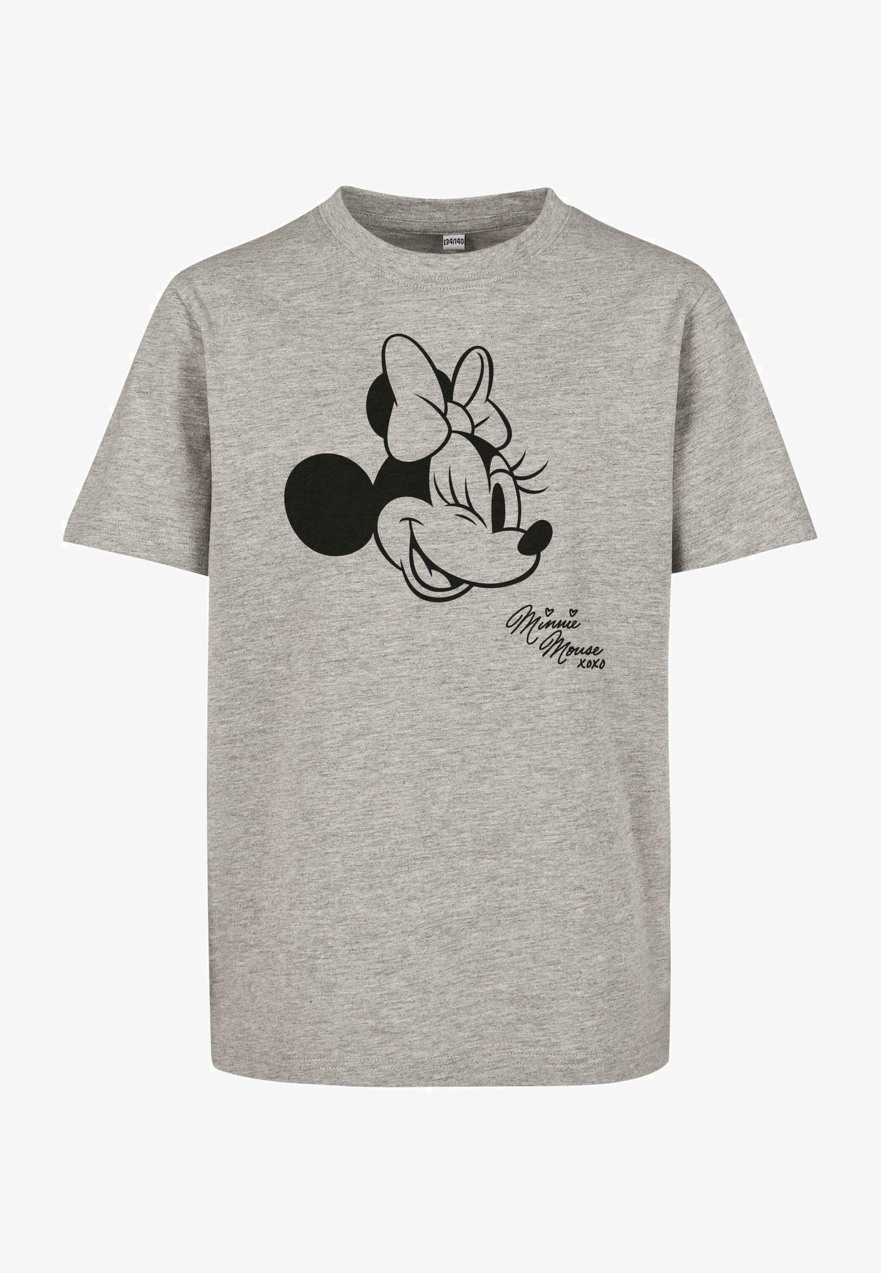 Mister Tee MINNIE MOUSE Print T-shirt heather grey/light grey