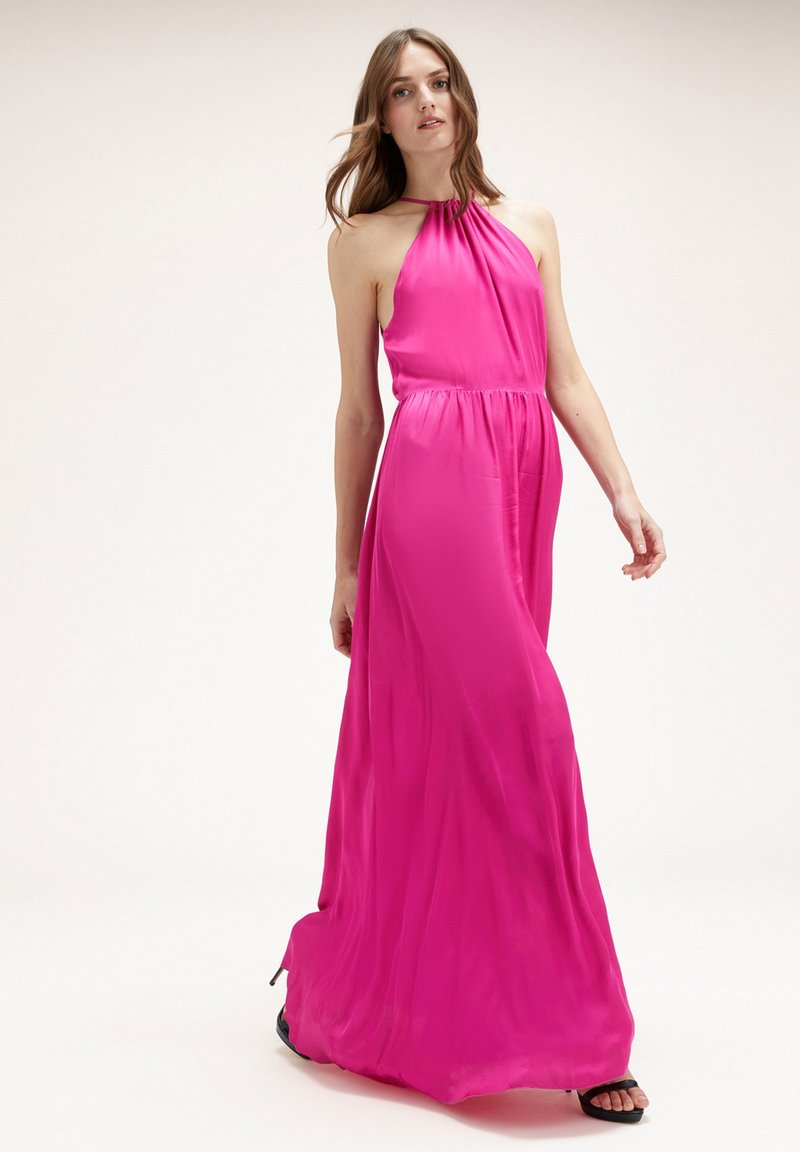 Stile Impero Vestito Plissettato Fucsia Abito Lungo Stile Impero Top