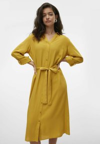 Vero Moda VMBUMPY  - Abito a camicia - golden spice