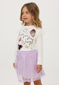 Terranova CON PAILLETTES - Gonna a campana - lilla