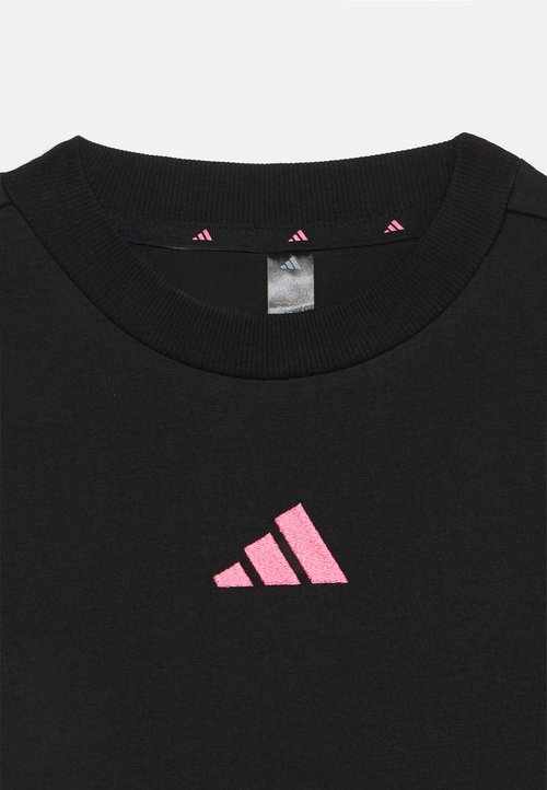 adidas JUNIOR UNISEX - Camiseta deportiva - black/pink fusion — foto 3