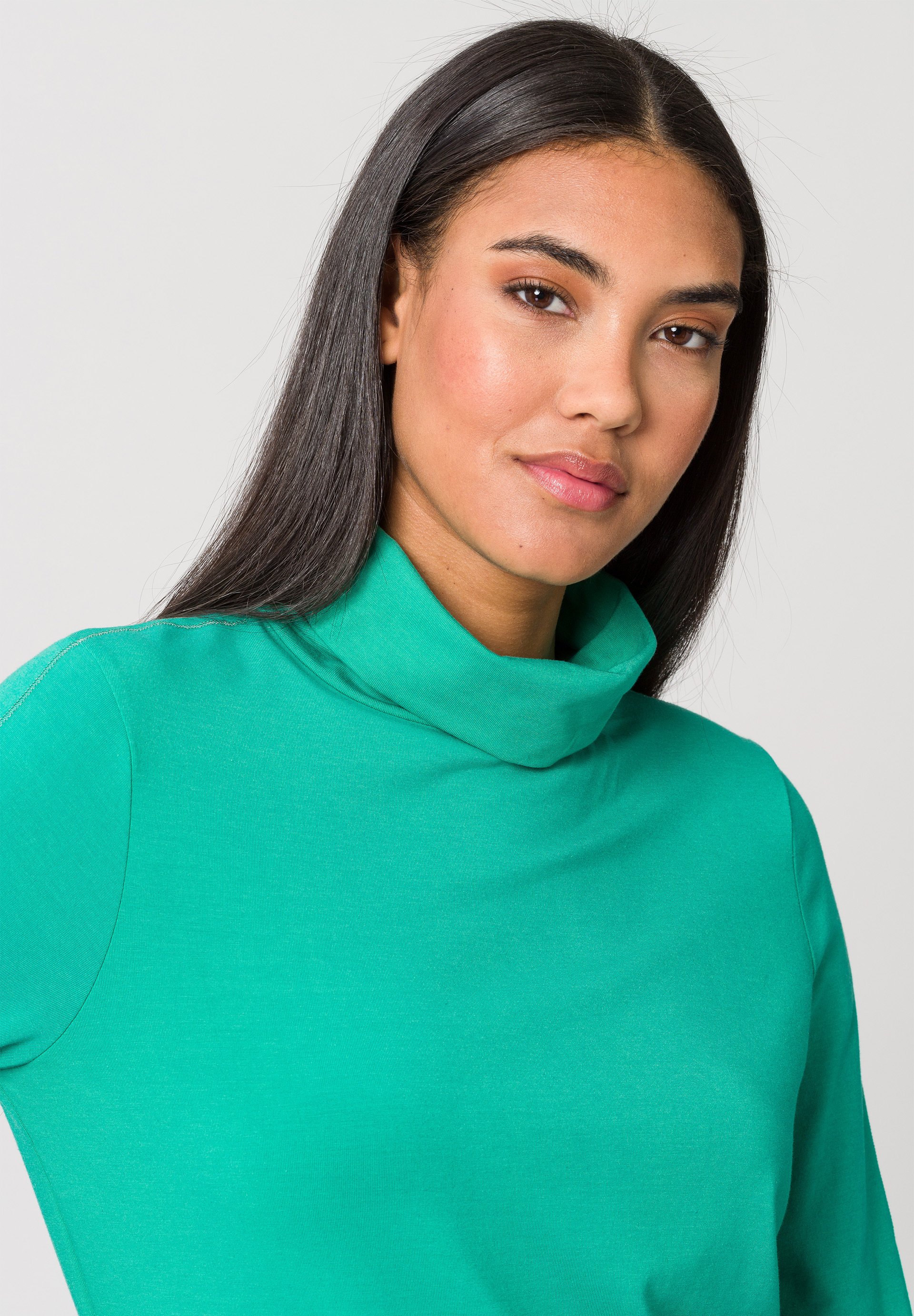 BP Damen-T-Shirt – Space-Dye, 1/2-Ärmel, Rundhals, 170 G/m², Gr. XL, Weltraum-Grün
