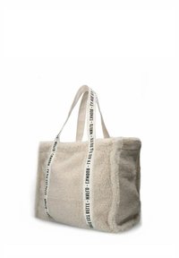 Manfield SHOPPER IN TEDDY-OPTIK - Shopper - beige