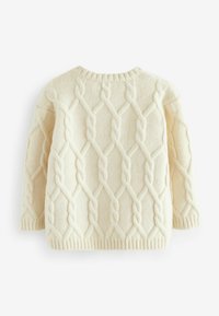 Next CABLE CREW NECK - REGULAR FIT - Džemperis - ecru