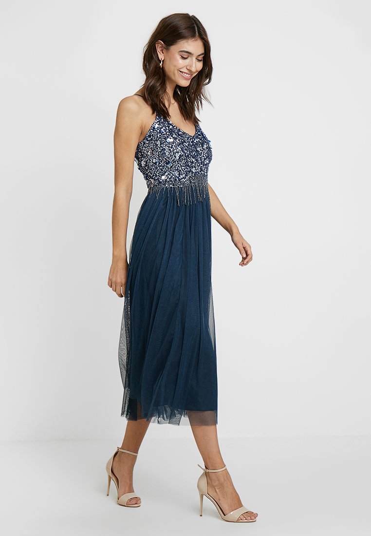 lace and beads riri midi