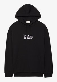 UNISEX - Mikina s kapucňou - black/white