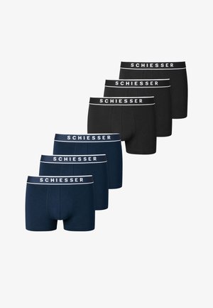 Schiesser 6-PACK - Trunks - schwarz navy