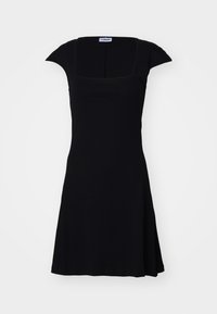 NMDORA MINI DRESS VIP - Trikotaažkleit - black