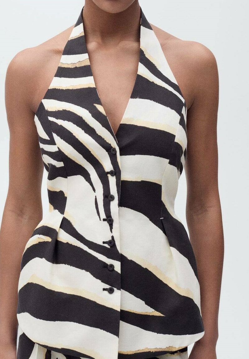 Mango - ZEBRA - Weste - beige, Vergrößern