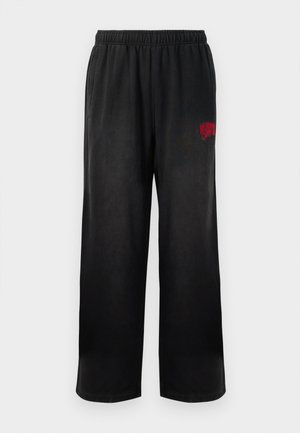 OVERSIZED ARCH LOGO  - Träningsbyxor - washed black