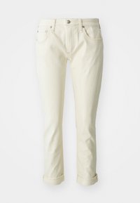 LOW RISE BOYFRIEND - Jeans slim fit - ecru