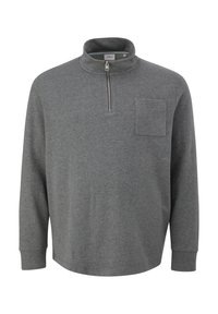 s.Oliver MIT BRUSTTASCHE - Felpa - graphit