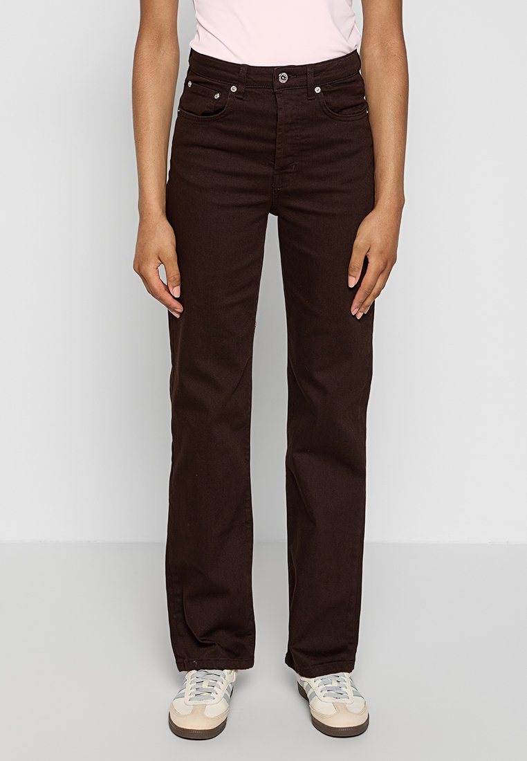 Woodbird Straight leg jeans bruin Woodbird Straight leg jeans bruin