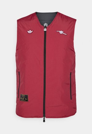 adidas Originals ARSENAL FC ICON VEST - Weste - team coll burgundy/black