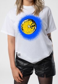 Paradiso Clothing THE STONE ROSES BLUE LEMON - Print T-shirt - white