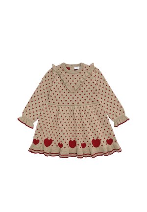 WEIHNACHTS KARINA - Abito in maglia - light brown