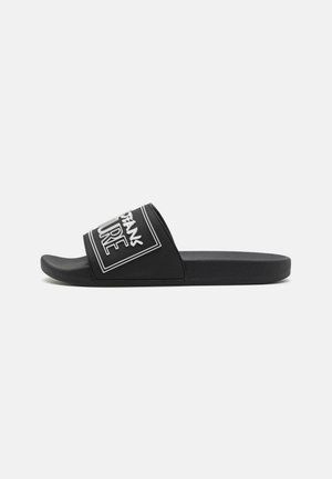 Versace Jeans Couture EMBLEM - Pool slides - black