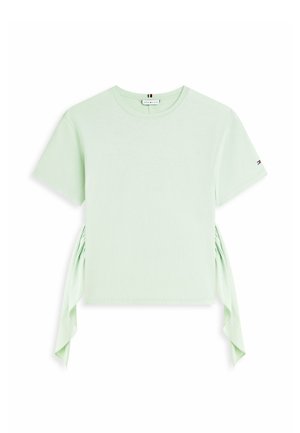 Tommy Hilfiger, CO SLUB KNOT TEE - T-shirt con stampa - gentle jade