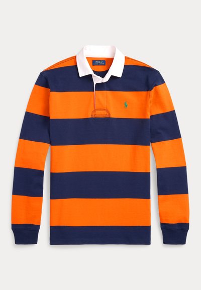 Polo Ralph Lauren THE ICONIC RUGBY SHIRT - Polo krekls - newport navy/sailing orange