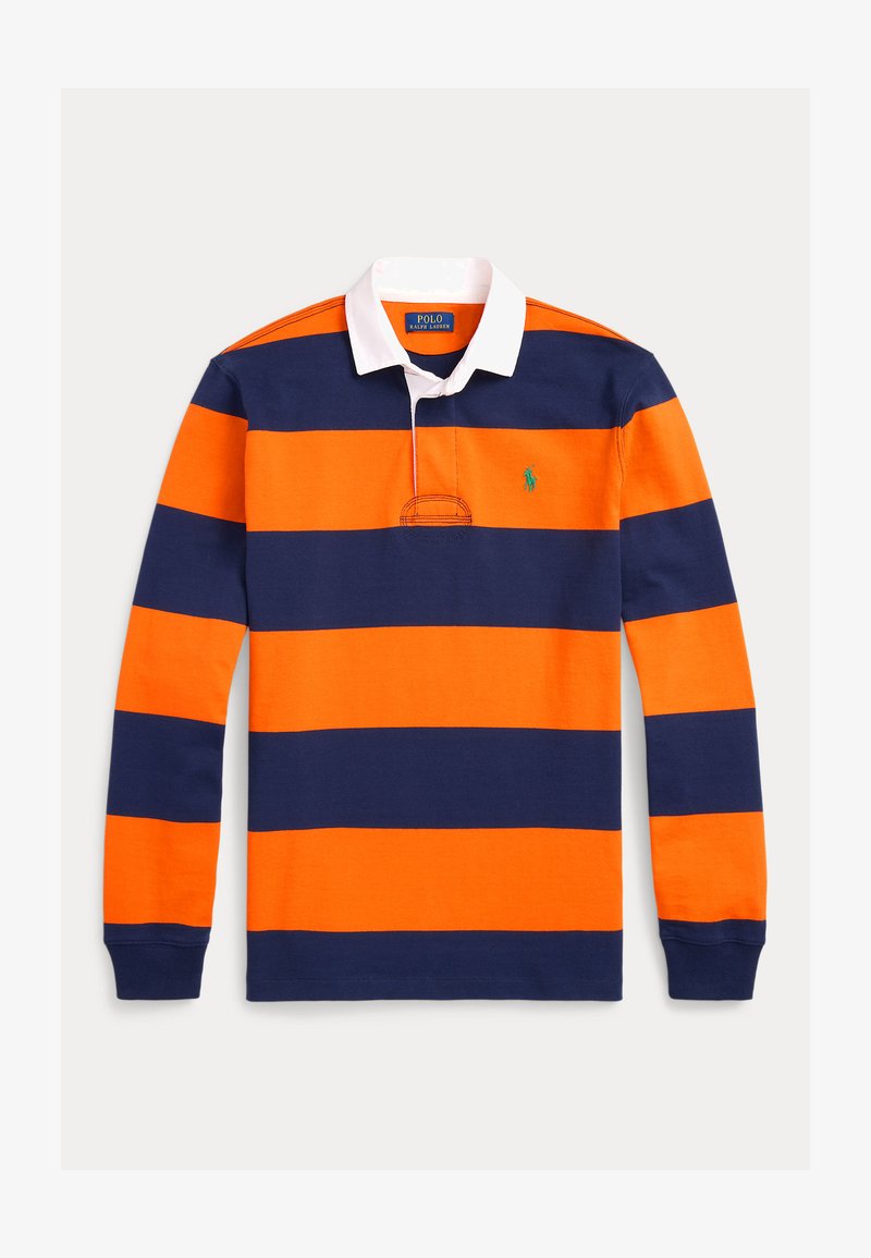 Polo Ralph Lauren THE ICONIC RUGBY SHIRT - Pólóing - newport navy/sailing orange