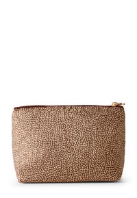 Borbonese CLASSICA MEDIUM - Wash bag - beige brown