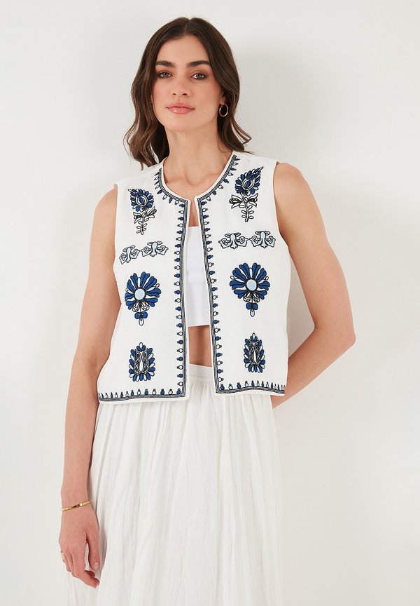 REGULAR FIT - Weste - ecru