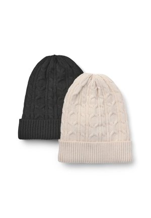 PACK 2 - Berretto - nero avorio