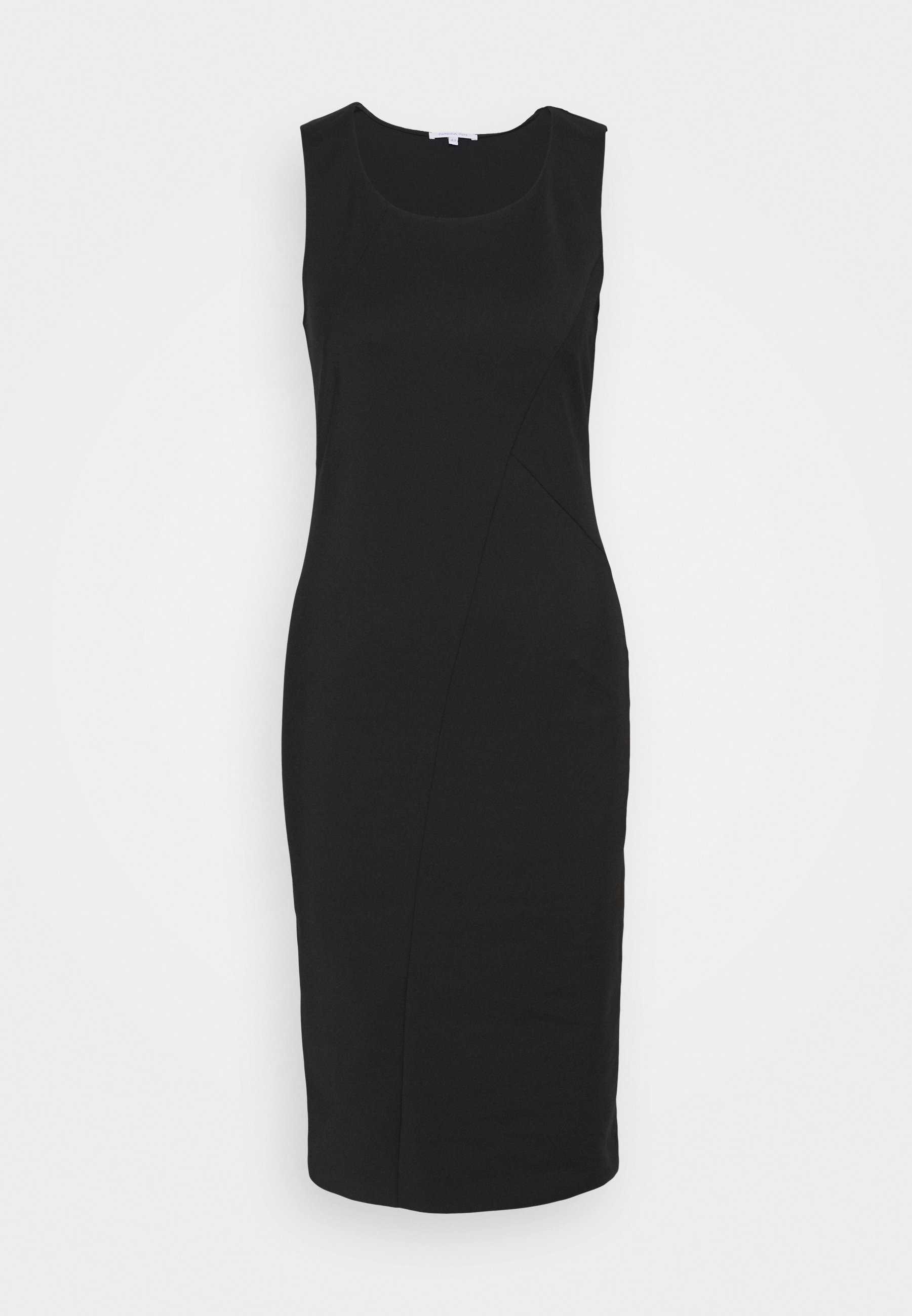 Patrizia Pepe DRESS LONGER LENGTH Maxikjole nero Patrizia Pepe ABITO DRESS - Maxikjole - nero