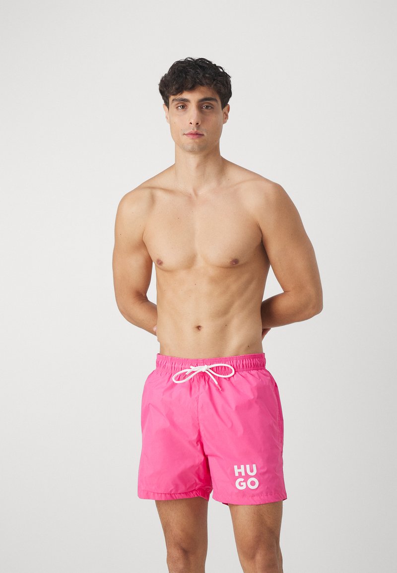 HUGO - PAOL - Swimming shorts - medium pink, Enlarge