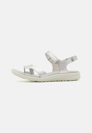 ECCO CRUISE II - Sandaalit nilkkaremmillä - pure silver