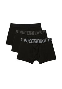PULL&BEAR 3-PACK - Boxer briefs - black